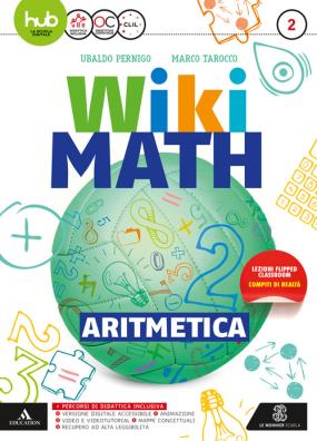 Wikimath aritmetica + geometria +  dvd - rom libro digitale 2