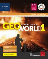 Geoworld  + atlante guidato + atlante geotematico + regioni d'italia +  nuova educazione civica 1